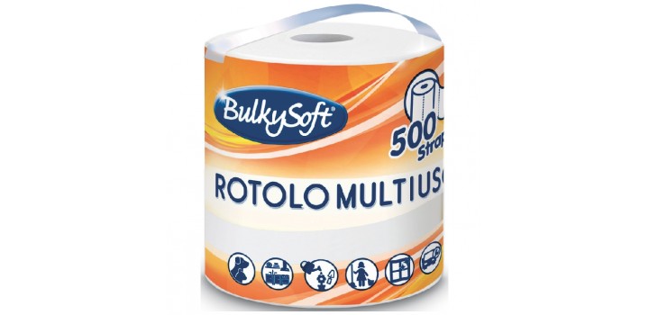 BULKYSOFT ASCIUGONI BOBINA 2 veli 500 strappi 95mt