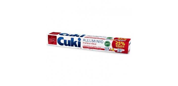 CUKI ALLUMINIO DOPPIA FORZA GOFFRATA PLUS 16+4mt