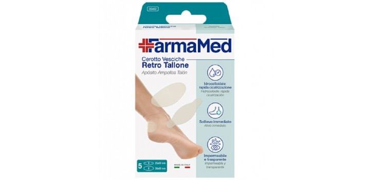 FARMAMED CEROTTO VESCICHE RETRO TALLONE 2 MISURE 5 PEZZI