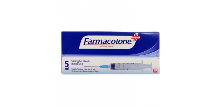 FARMACOTONE 10 SIRINGHE STERILI 5ML