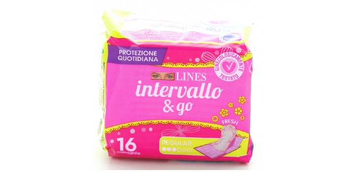 LINES INTERVALLO&GO RIPIEGATO FRESH x16