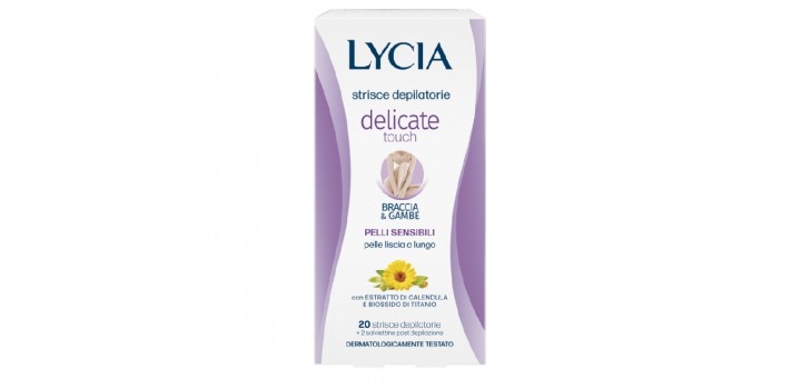 LYCIA DEPILAZIONE STRISCE 564 20 STRAPPI BRAC.GAMBE SENSIBIL