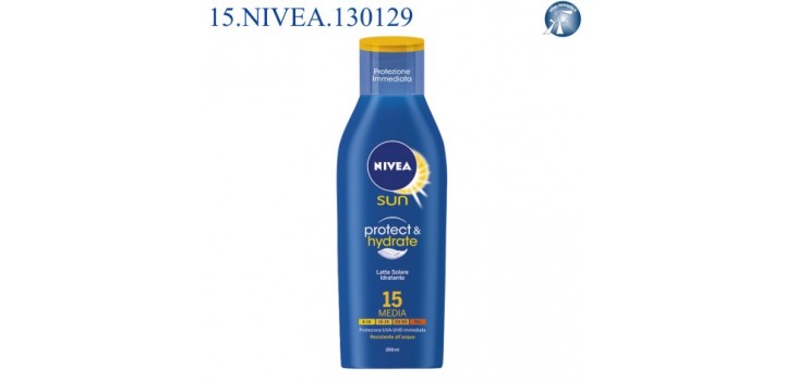 NIVEA SOLARE LATTE PROTECT&HYDRATE FP15 MEDIA 200ml