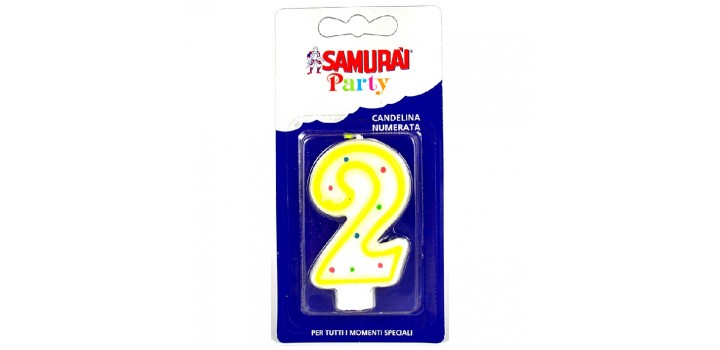 CANDELA COMPLEANNO SAMURAI n.2