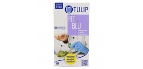 TULIP GUANTI NITRILE taglia 8/8,5 BLU S/POLVERE 100pz