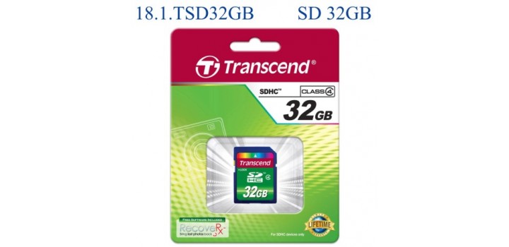 SD HC 32GB CLASSE 4 TRANSCEND