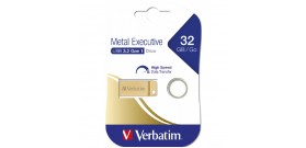 CHIAVETTA USB 3.2 gen1 VERBATIM METAL EXECUTIVE GOLD 32GB TS