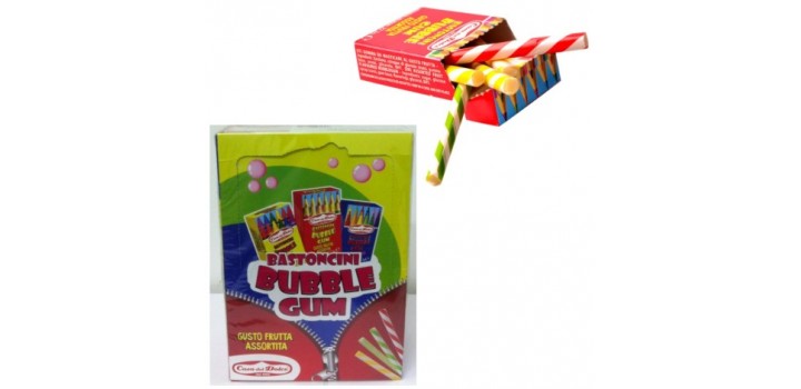 CASA DEL DOLCE ASTUCCIO BASTONCINI BUBBLE GUM 27gr 36pz