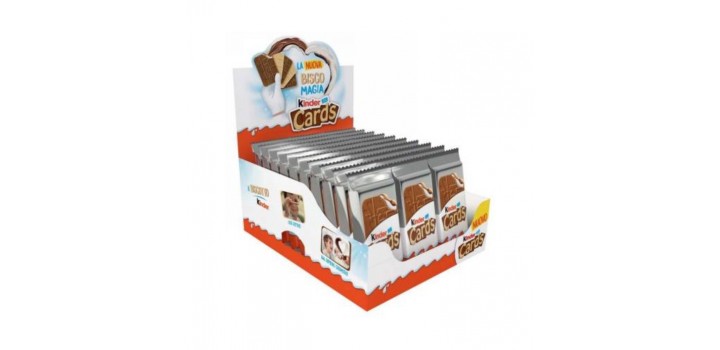 KINDER CARDS T.2 25,6gr 30pz