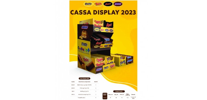 ESPOSITORE MARS CASSA 2023 8cf 210pz