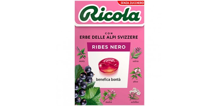 RICOLA ASTUCCIO RIBES NERO S/Z 50gr 20pz