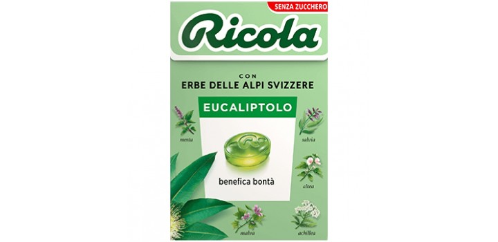 RICOLA ASTUCCIO EUCALIPTOLO S/Z 50gr 20pz