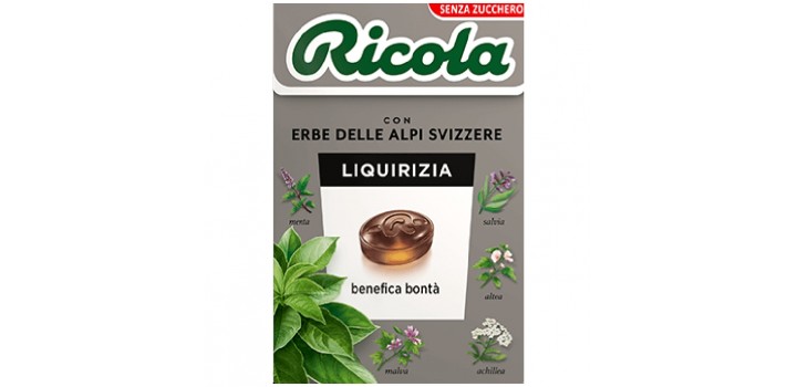 RICOLA ASTUCCIO LIQUIRIZIA S/Z 50gr 20pz