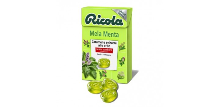 RICOLA ASTUCCIO MELA/MENTA S/Z 50gr 20pz