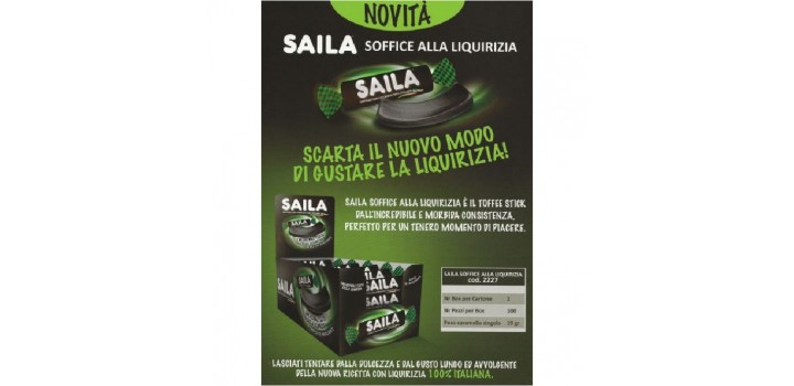 SAILA MONOPEZZO TOFFEE LIQUIRIZIA 19gr 100pz