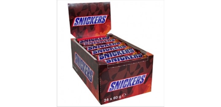 SNICKERS SHOW BOX 50gr 24pz