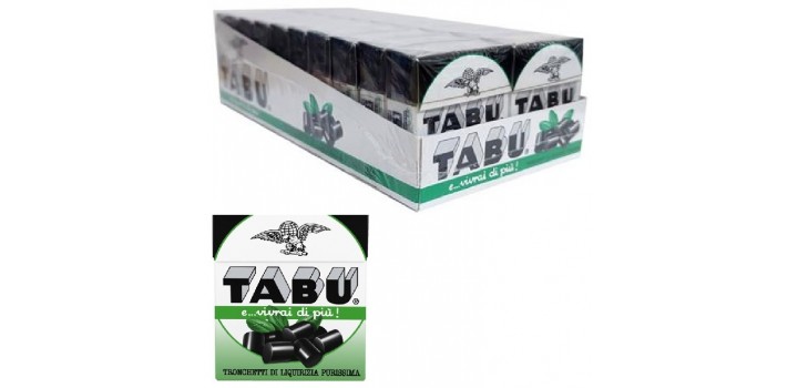 TABU' ASTUCCIO LIQUIRIZIA PURISSIMA S/Z 24gr 20pz