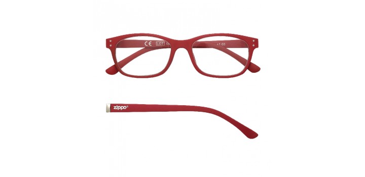 OCCHIALE DA LETTURA ZIPPO B27-RED ROSSO2 +2.50