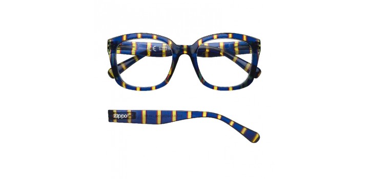 OCCHIALE DA LETTURA ZIPPO B30-BGN BLU MULTIC.+3.50