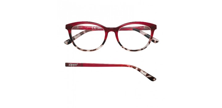 OCCHIALE DA LETTURA ZIPPO PR101 ROSSO LEO +2.00