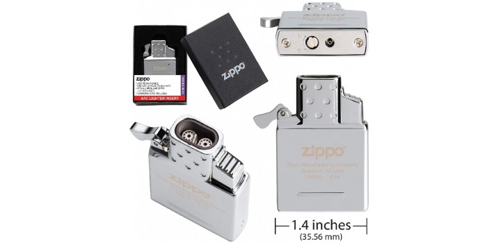 1 INSERTO xACCENDINI ZIPPO ORIGINALE A GAS DOPPIA FIAMMA JET