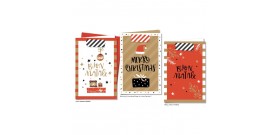 1 BIGLIETTO NATALE 11x17 CHRISTMAS NEW TRENDS 3s.