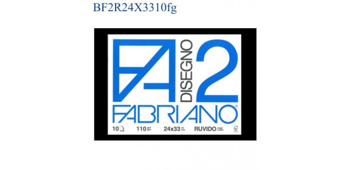 BLOCCO FABRIANO F2 RUVIDO 24x33mm 110gr 10fg