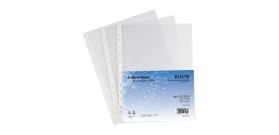 50 BUSTE LISTINO 22x30 STARLINE LISCIA SPESSORE MEDIO FORATE