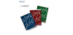 20 BLOC NOTES  8x12 n.2 A7 60gr 70fg 5MM PIGNA MONT BLANC