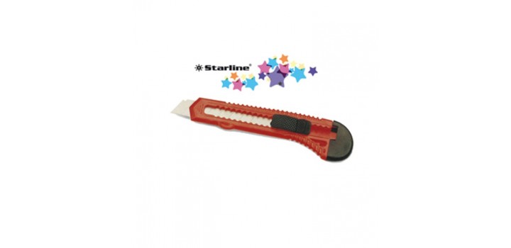 CUTTER STARLINE GRANDE C/BLOCCO BASIC 17cm LAMA 18mm