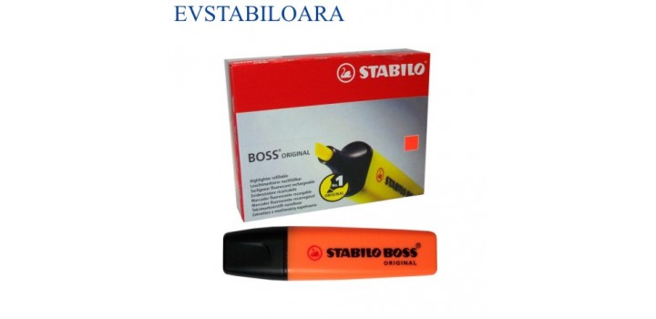 1 EVIDENZIATORE STABILO BOSS ARANCIO