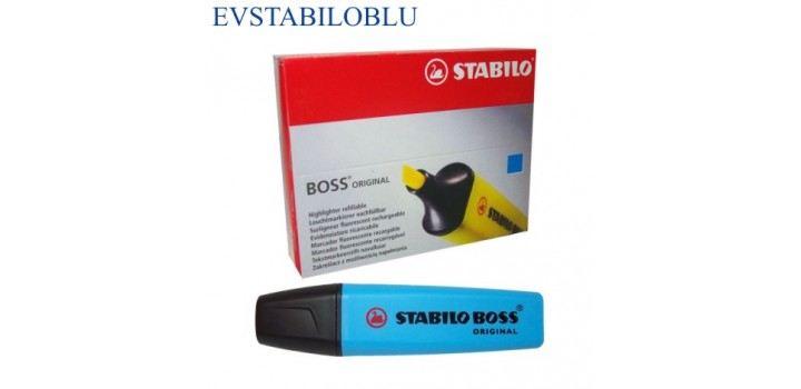 1 EVIDENZIATORE STABILO BOSS BLU