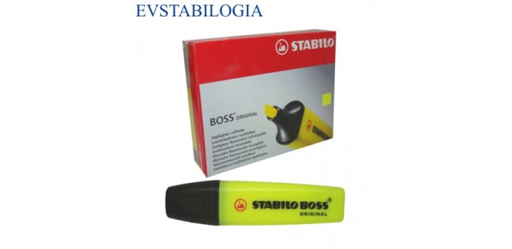 1 EVIDENZIATORE STABILO BOSS GIALLO