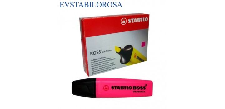 1 EVIDENZIATORE STABILO BOSS ROSA