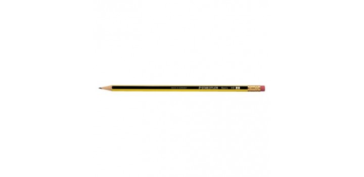 12 MATITE STAEDTLER 122 HB2 CON GOMMINO