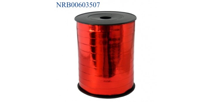 NASTRO REGALO ROCCHETTO LUCIDO 10mmx250mt ROSSO BRIZZOLARI