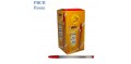 50 PENNE SFERA BIC CRISTALL ROSSO