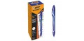 12 PENNE GEL BIC INTENSITY  GELOCITY 0.7mm MEDIO BLU