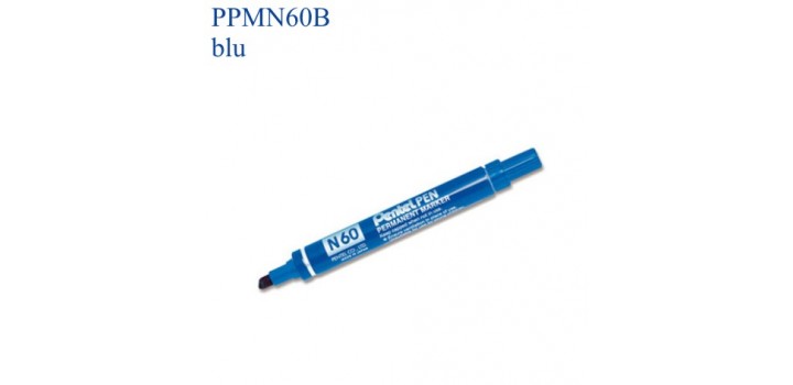 PENNARELLO PENTEL MARKER PERMANENT N60 P.SCALPELLO BLU