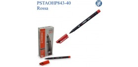 10 PENNE CD/DVD STABILO OHPEN PUNTA MEDIA 1mm ROSSO