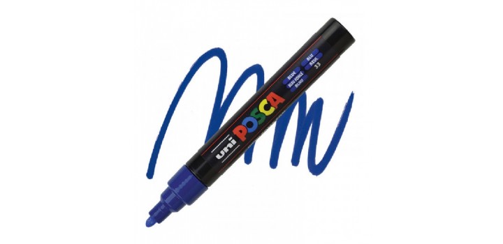 MARCATORE UNI POSCA TEMPERA PUNTA TONDA 1,8-2,5mm BLU 33