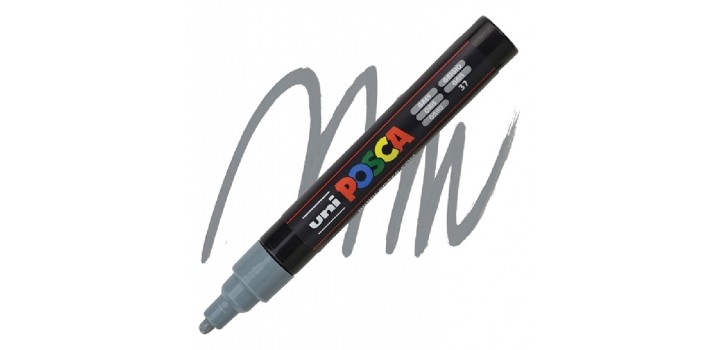 MARCATORE UNI POSCA TEMPERA PUNTA TONDA 1,8-2,5mm GRIGIO 37