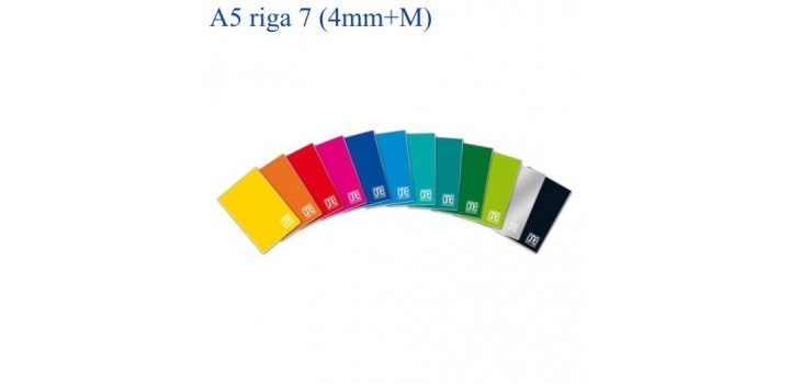 10 QUADERNI A5 15X21 BLASETTI ONE COLOR 42fg riga 7(4mm+MAR)