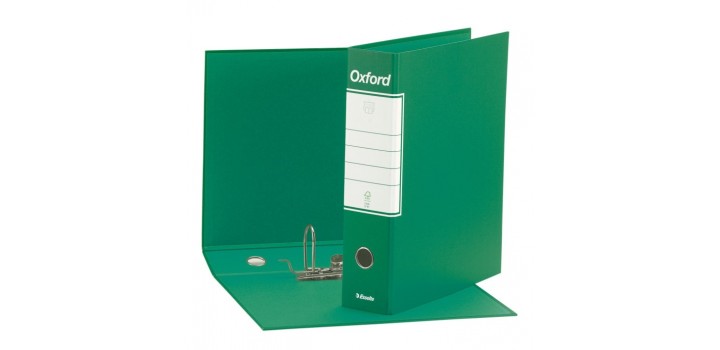 6 REGISTRATORI OXFORD ESSELTE 8cm 23x30cm G83 VERDE