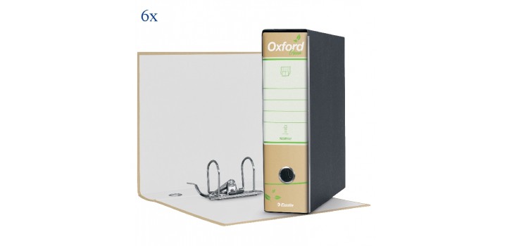 6 REGISTRATORI OXFORD ESSELTE 8cm 23x30cm G83 AVANA