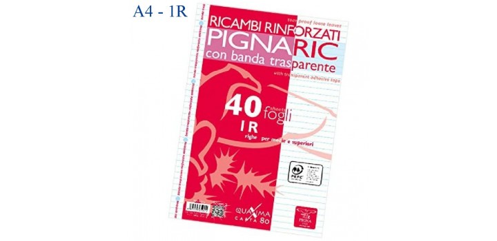 RICAMBI MAXI A4 80gr 40fg RINFORZATI 1R PIGNA