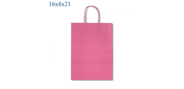 1 SHOPPER CARTA C/CORD.ALLEGRA FUCSIA 16x8x21