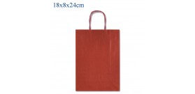 1 SHOPPER CARTA C/CORD.ALLEGRA ROSSO 18x8x24