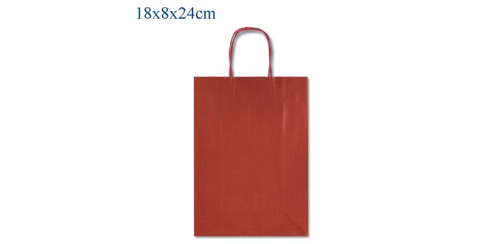 1 SHOPPER CARTA C/CORD.ALLEGRA ROSSO 18x8x24