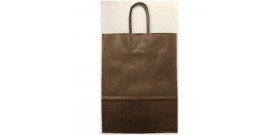 1 SHOPPER CARTA C/CORD.ALLEGRA MARRONE 22x10x27